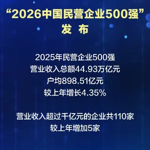 2026民企500强数据深度分析：从规模扩张到“质量跃迁”的关键转折